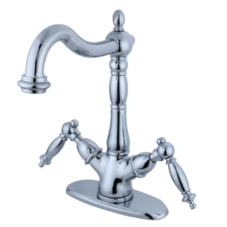Kingston Brass KS1491TL Vessel Sink Faucet, Polished Chrome KS1491TL